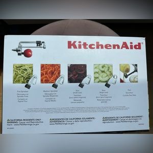 Kitchen Aid Spiralizer Stand Mixer Attachment KSM1APC ( Brand new in the box)